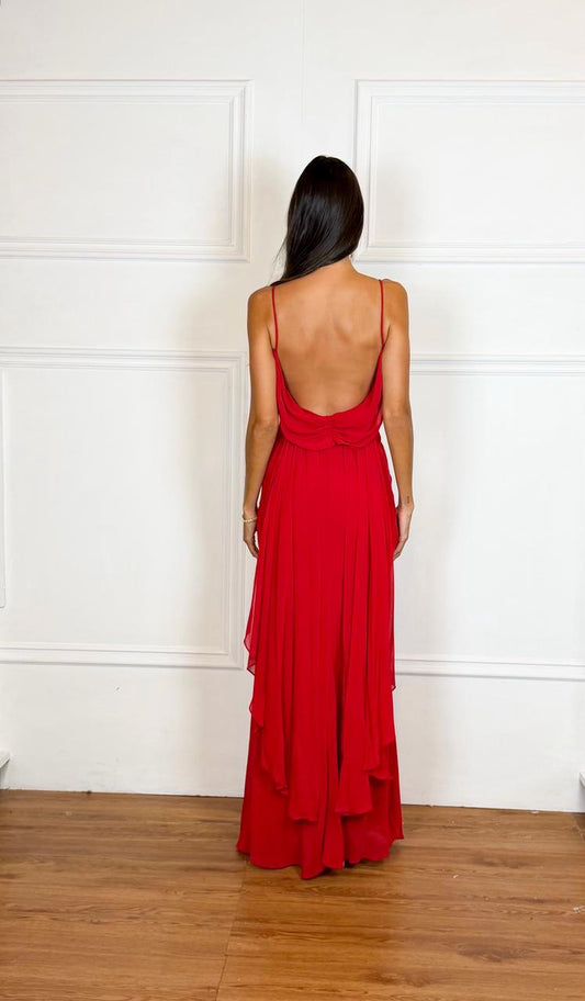 Vestido Longo Ref. 048059 - VERMELHO