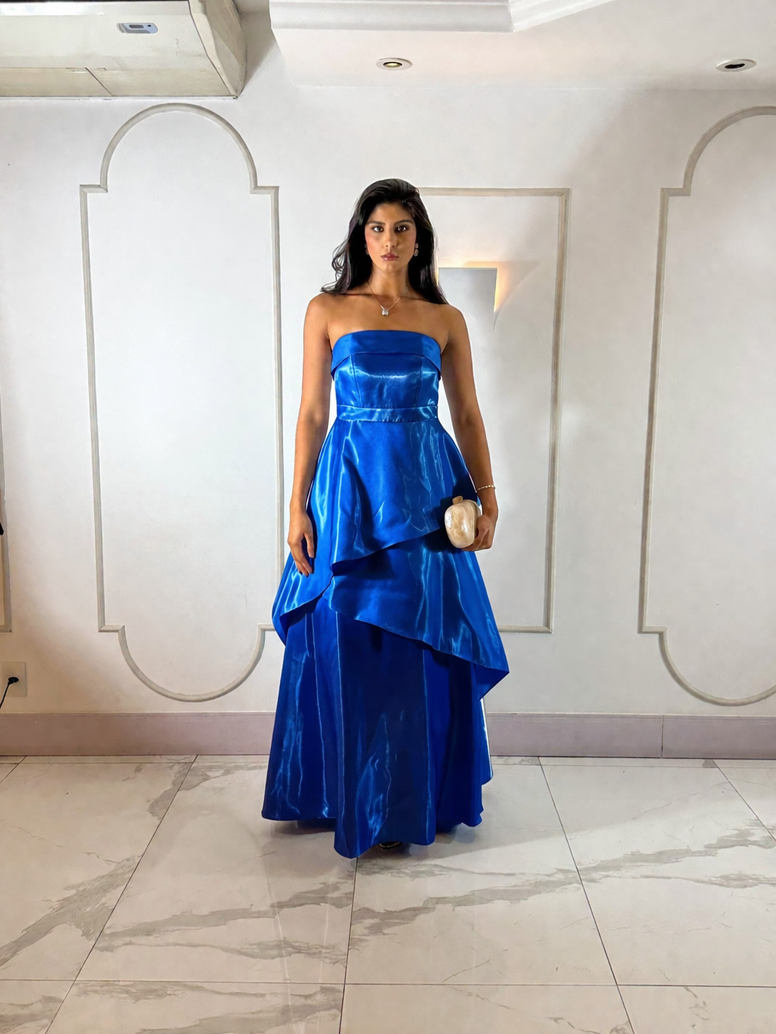 Vestido Zibeline Glow Ref. 049043 - AZUL ROYAL