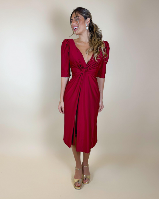 Vestido Midi Ref. 047966 - MARSALA