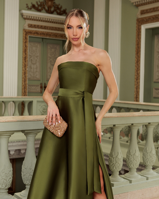 Vestido Zibeline Ref. 048637 - VERDE OLIVA
