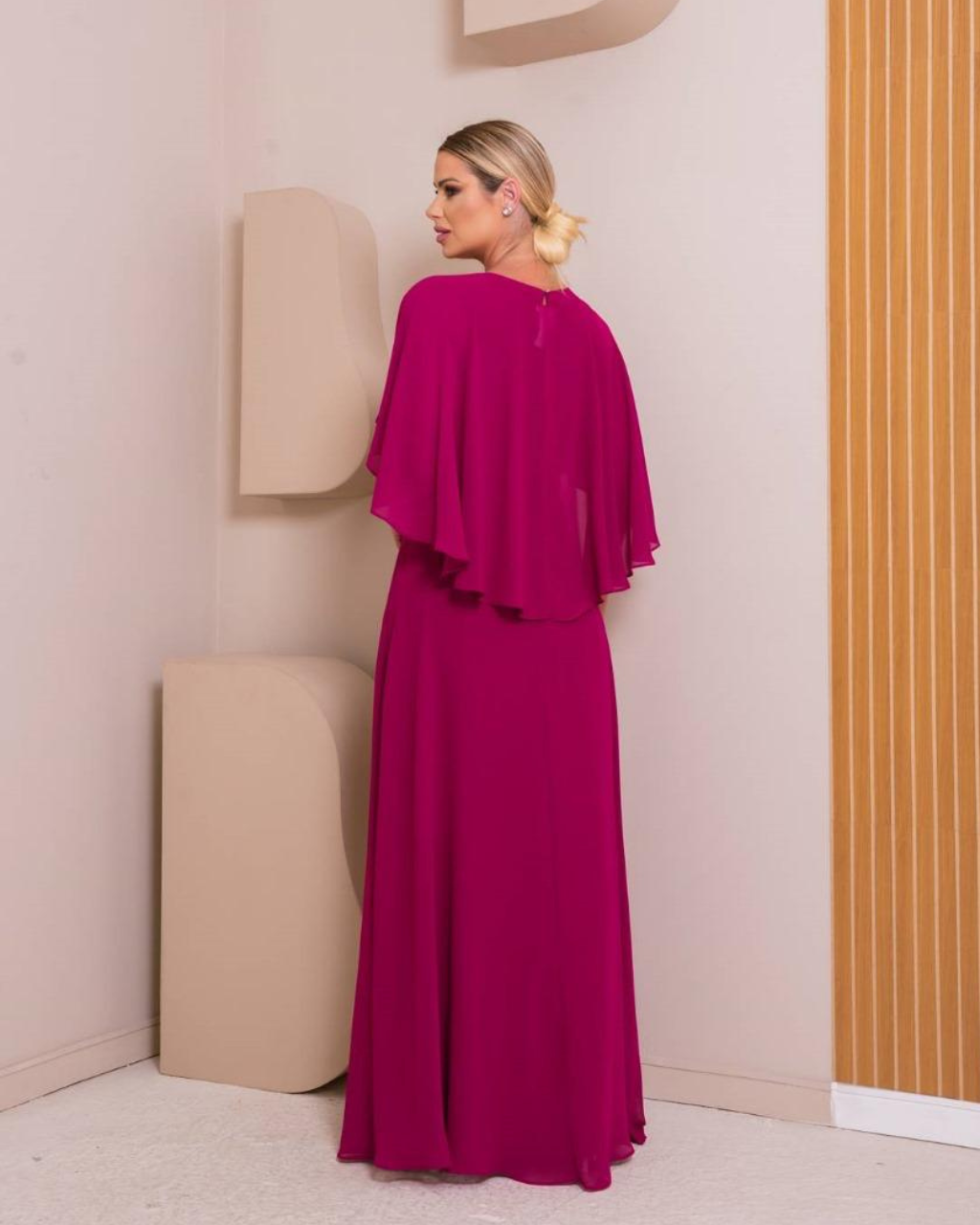 Vestido Longo Ref. 048581 - FUCSIA