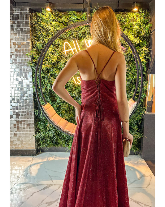 Vestido Longo Ref. 048236 - MARSALA