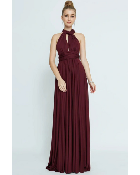 Vestido Wrap Dress Ref 044884 - MARSALA