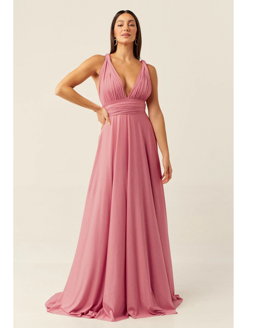 Vestido Wrap Dress Ref 044884 - ROSA CHIFON