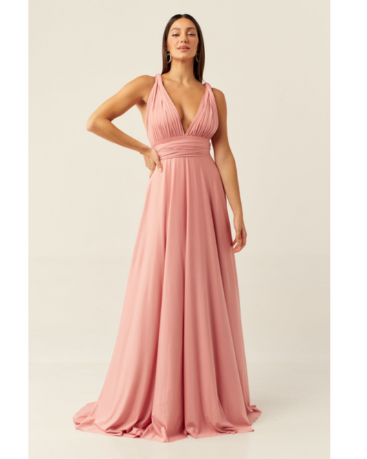 Vestido Wrap Dress Ref 044884 - ROSE
