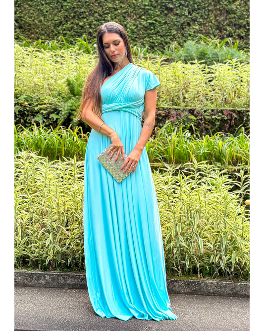 Vestido Wrap Dress Ref 044884 - AZUL