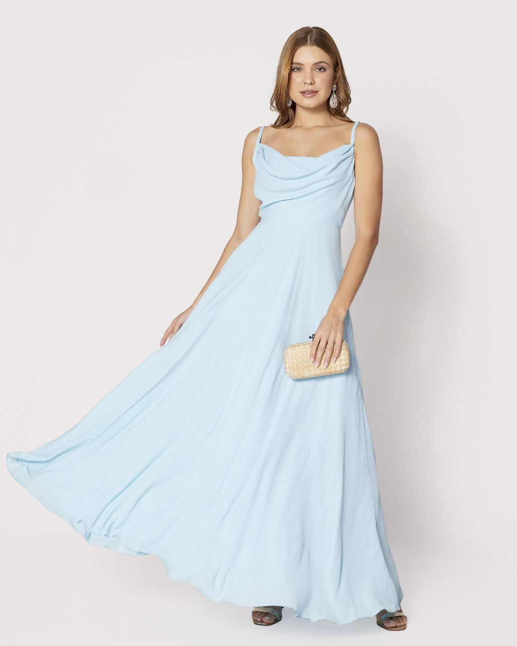 Vestido Longo Ref. 047023 - AZUL SERENITY