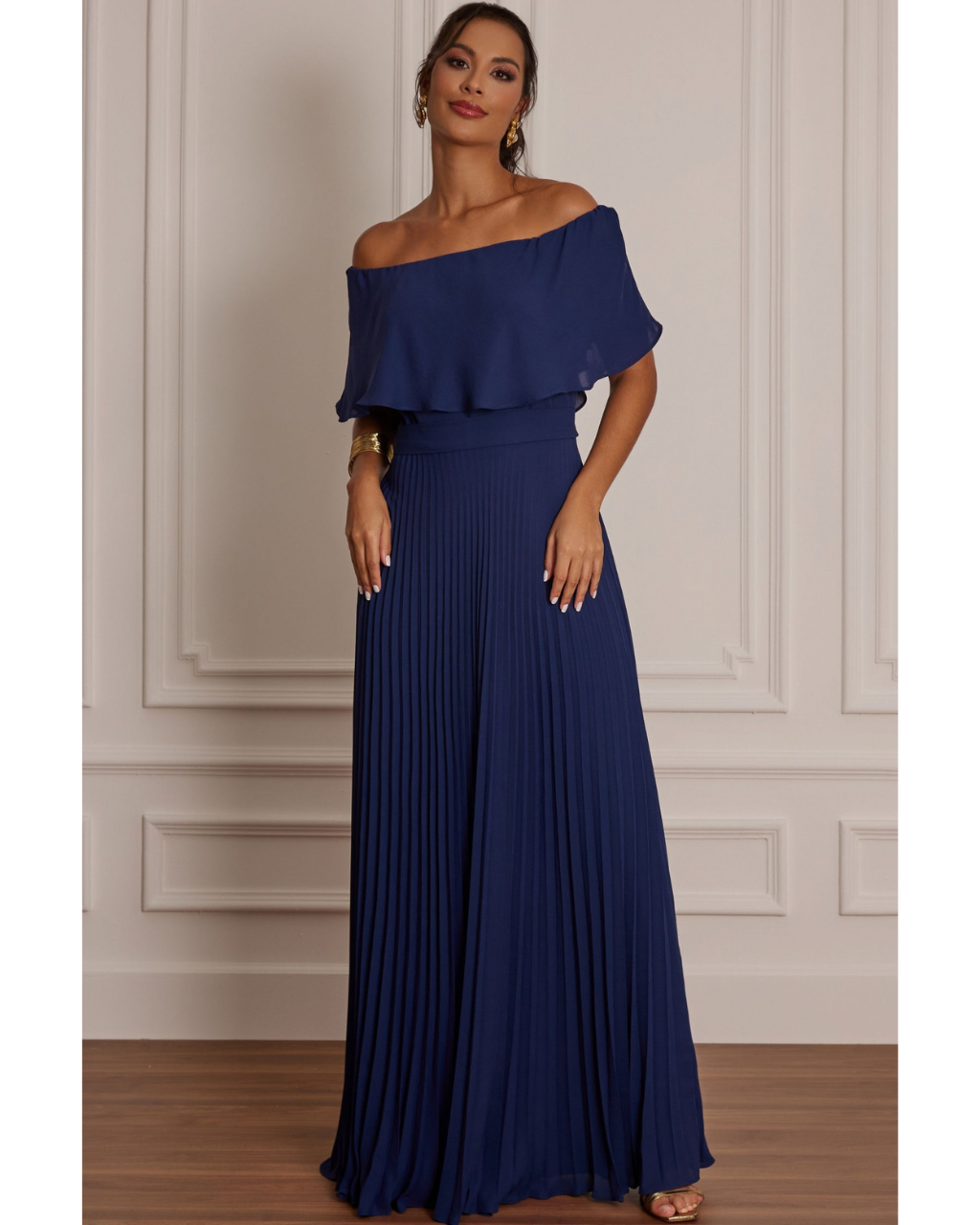 Vestido Longo Ref. 045797 - MARINHO