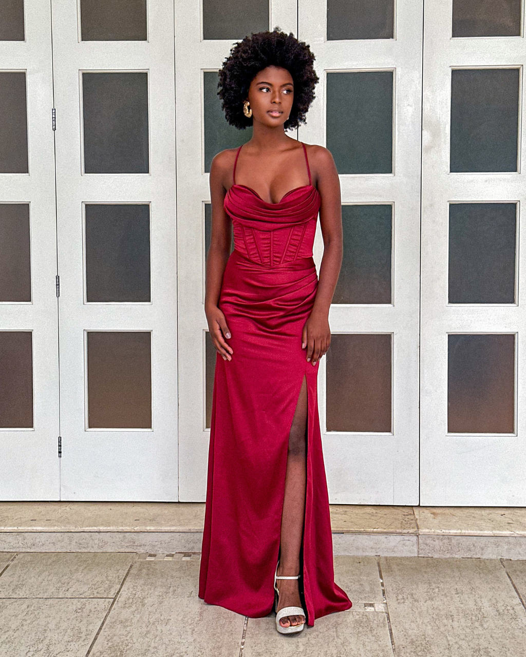 Vestido Longo Ref. 047332 - MARSALA