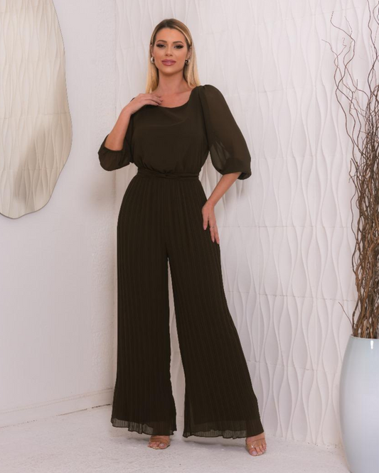 Macação Crepe Ref. 048747 - MARROM