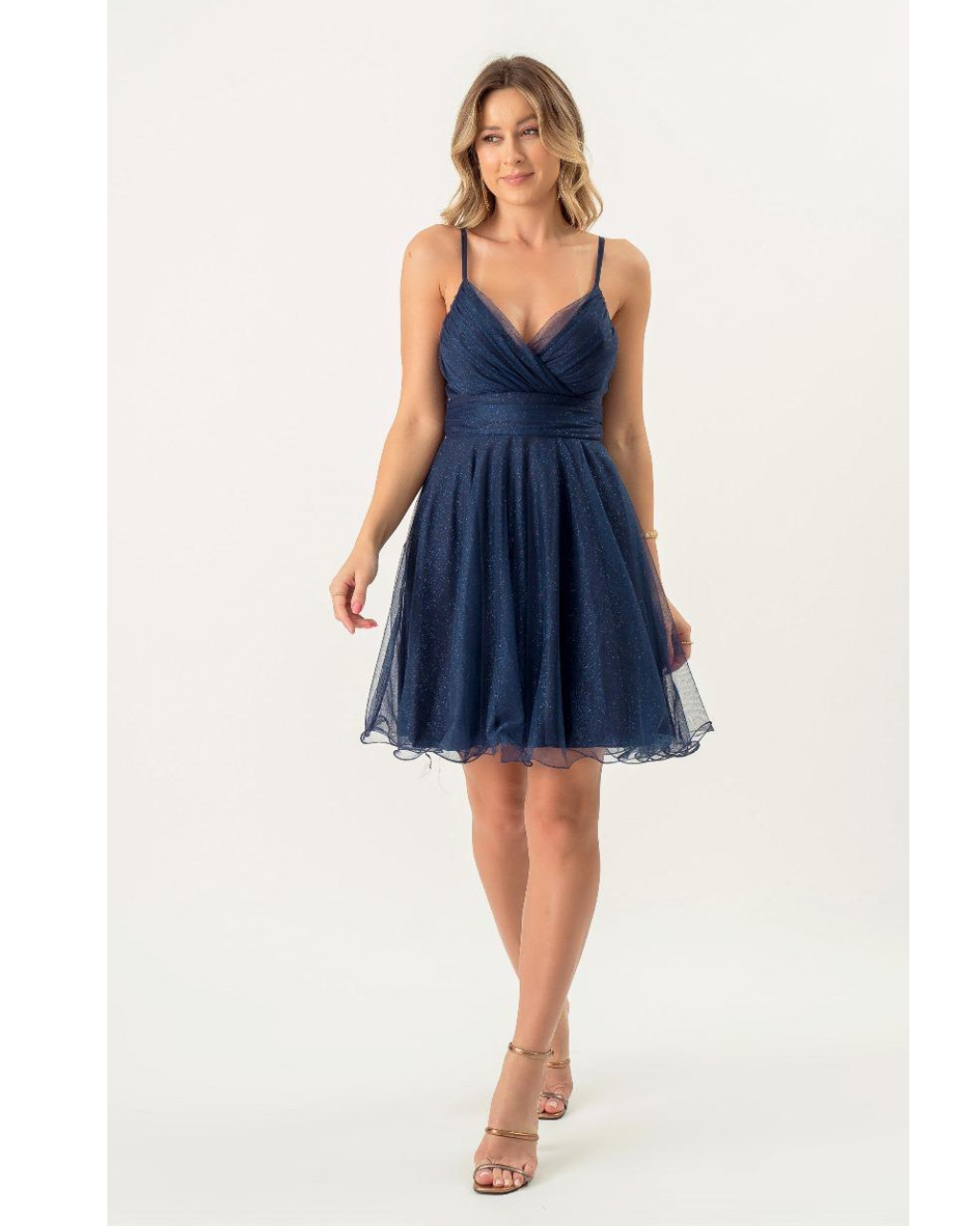 Vestido Lurex Ref. 046661 - MARINHO