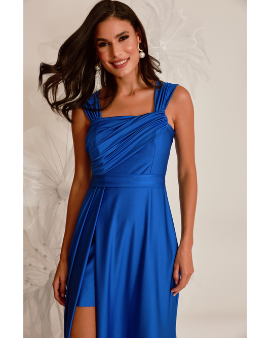 Vestido Longo Ref. 048468 - AZUL ROYAL