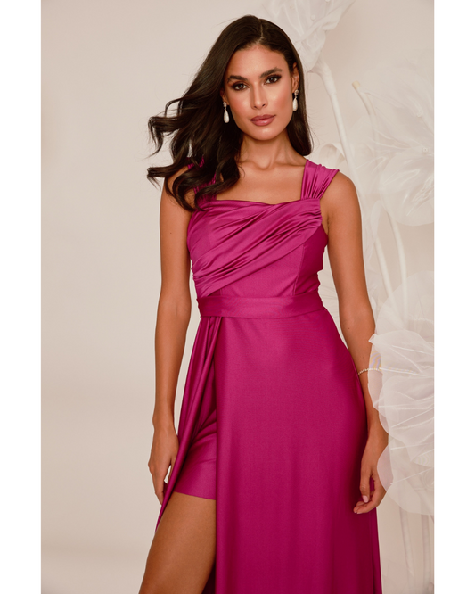 Vestido Longo Ref. 048468 - FUCSIA