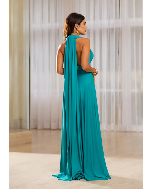 Vestido Wrap Dress Ref 044884 - VERDE ESMERALDA
