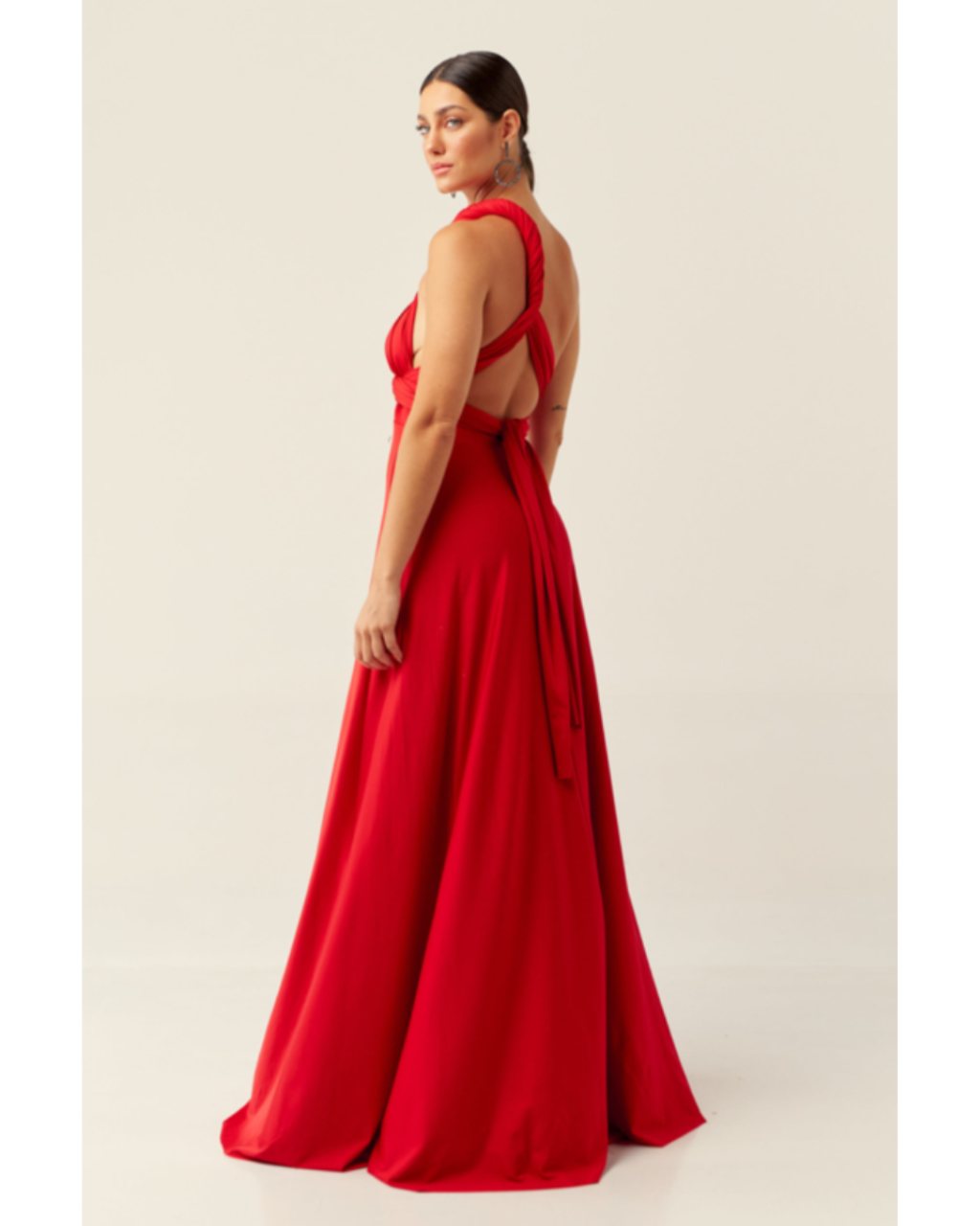 Vestido Wrap Dress Ref 044884 - VERMELHO