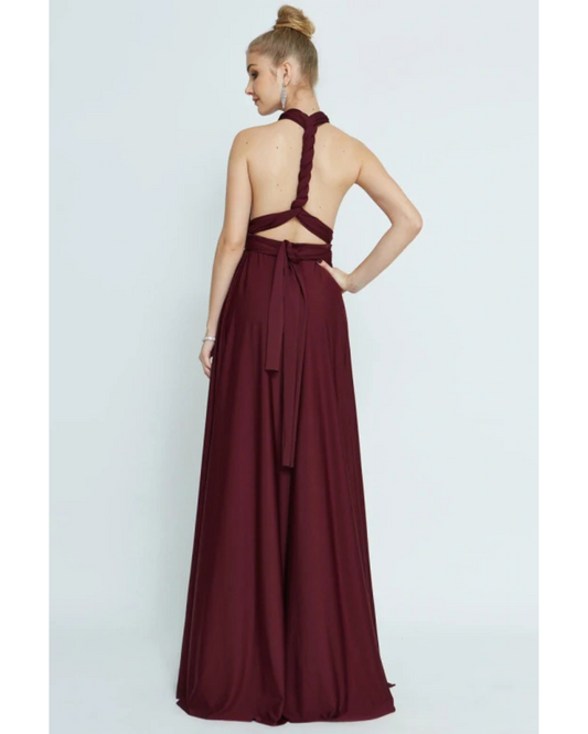 Vestido Wrap Dress Ref 044884 - MARSALA