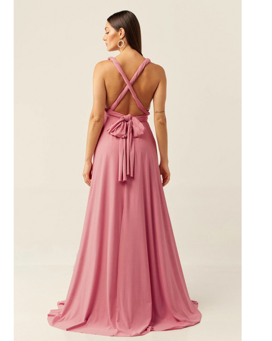 Vestido Wrap Dress Ref 044884 - ROSA CHIFON