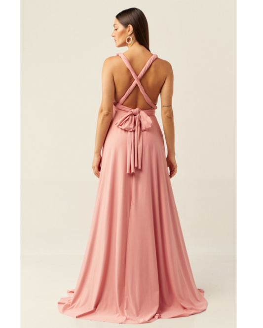 Vestido Wrap Dress Ref 044884 - ROSE
