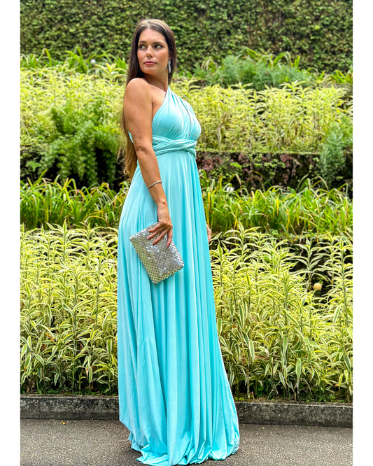 Vestido Wrap Dress Ref 044884 - AZUL
