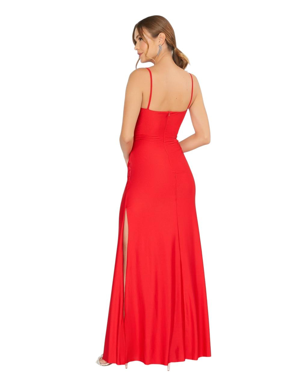 Vestido Longo Ref. 048498 - VERMELHO