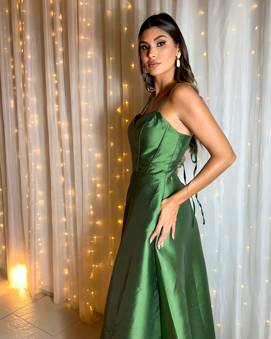 Vestido Zibeline Ref. 048567 - VERDE OLIVA