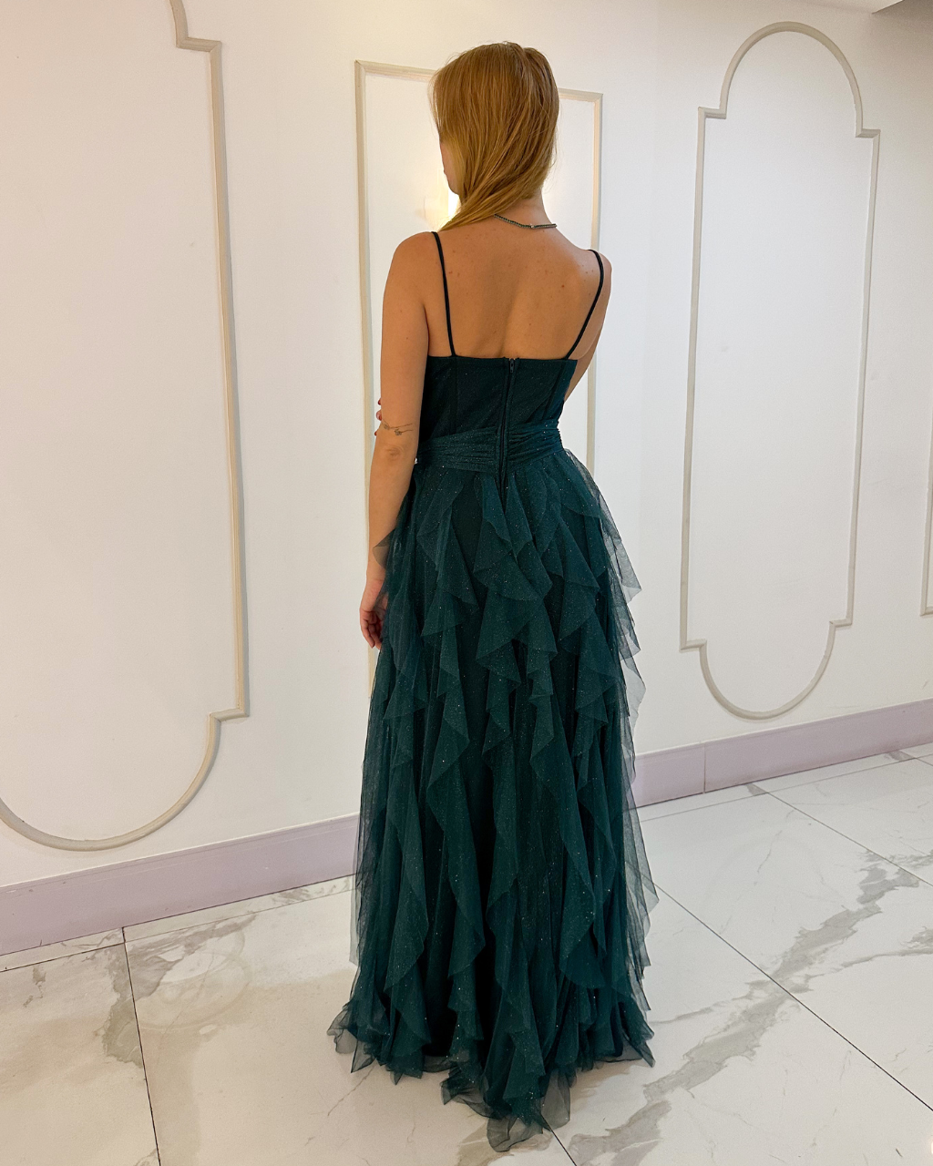 Vestido Longo Ref. 047244 - VERDE MUSGO