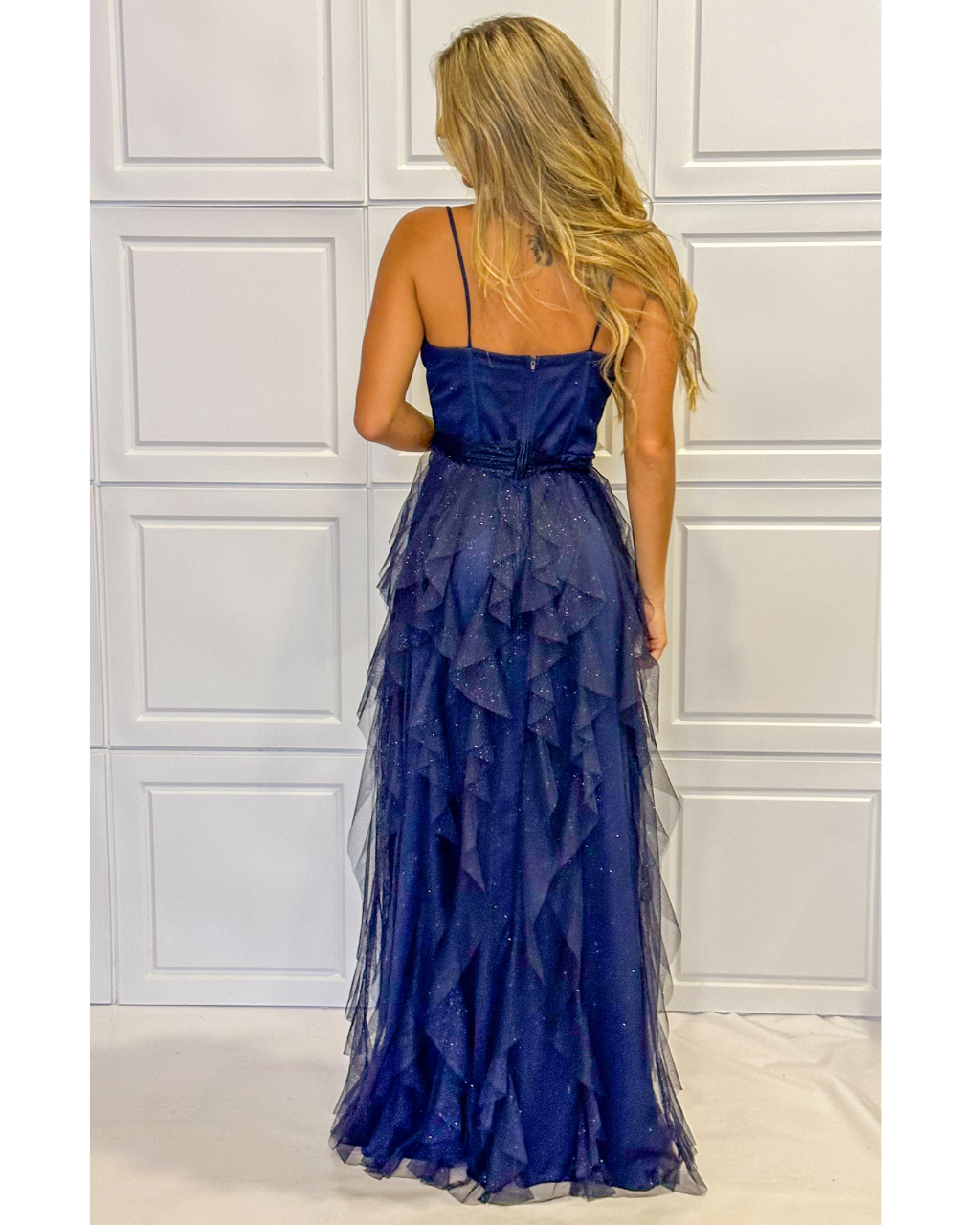 Vestido Longo Ref. 047244 - MARINHO