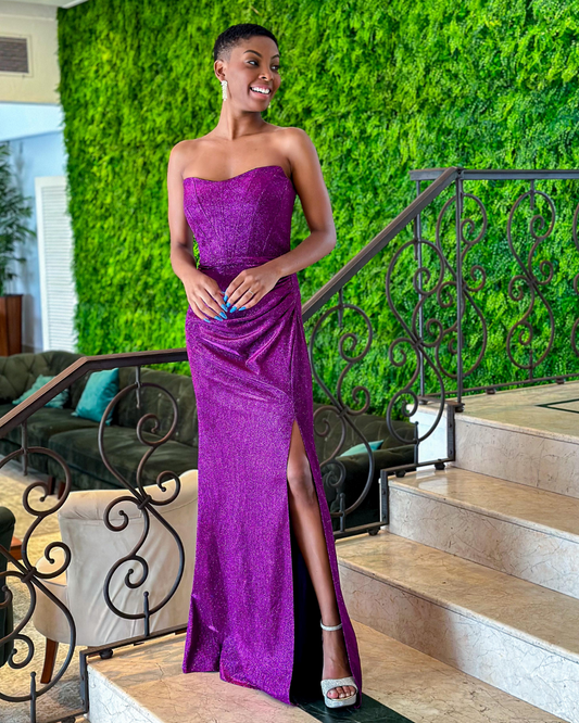 Vestido LOngo Ref. 047898 - ROXO