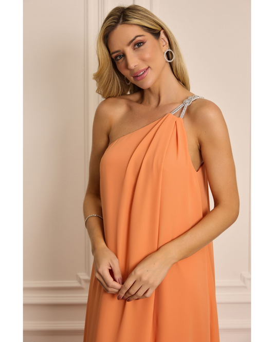 Vestido Longo Ref. 047902 - LARANJA