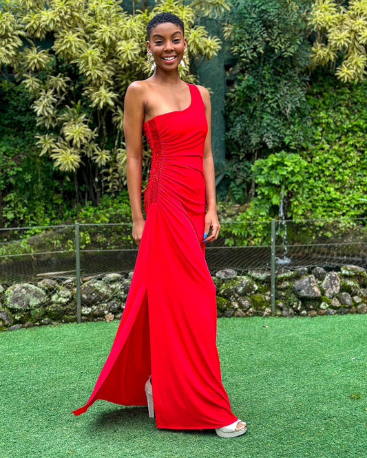 Vestido Longo Ref. 047673 - VERMELHO