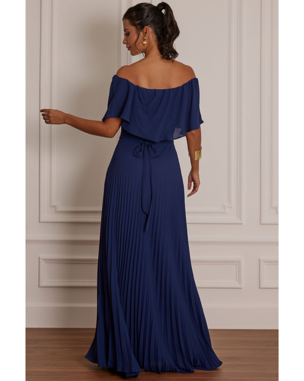 Vestido Longo Ref. 045797 - MARINHO