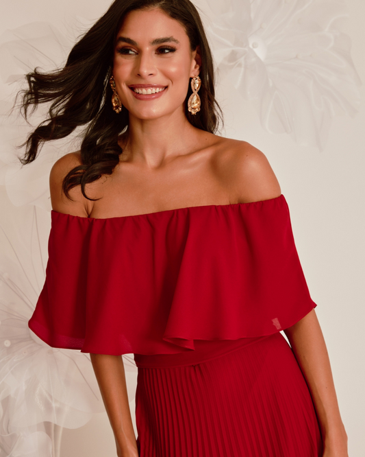 Vestido Longo Ref. 045797 - MARSALA