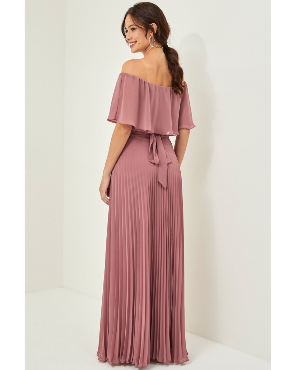 Vestido Longo Ref. 045797 - ROSE ESCURO