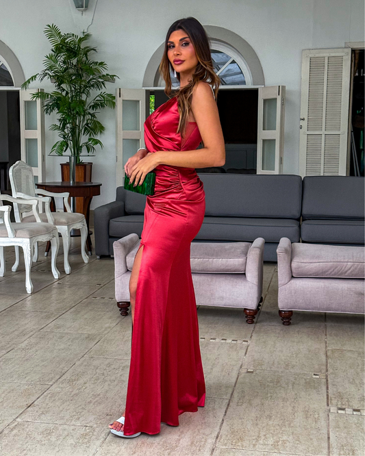 Vestido Longo Ref. 048031 - VERMELHO