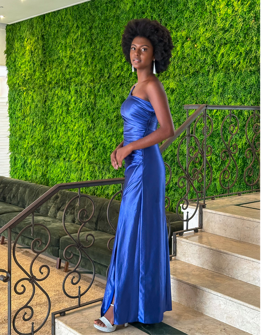 Vestido Longo Ref. 048640 - AZUL ROYAL