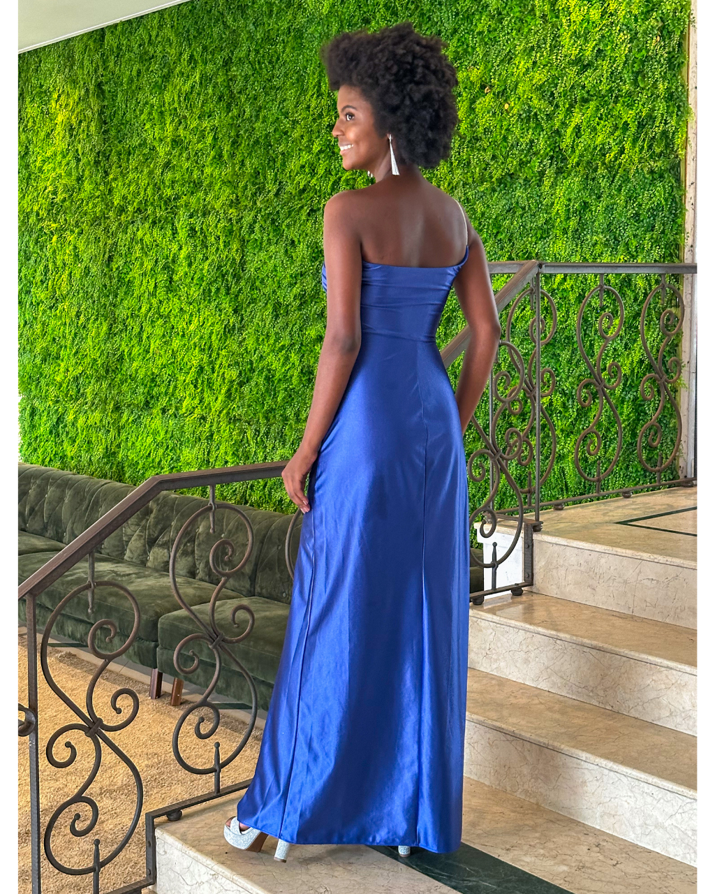 Vestido Longo Ref. 048640 - AZUL ROYAL