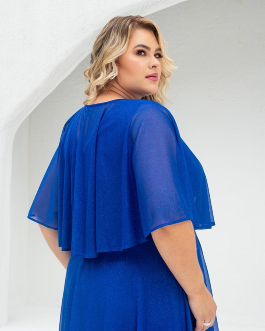 Vestido Longo Ref. 048342 - AZUL ROYAL