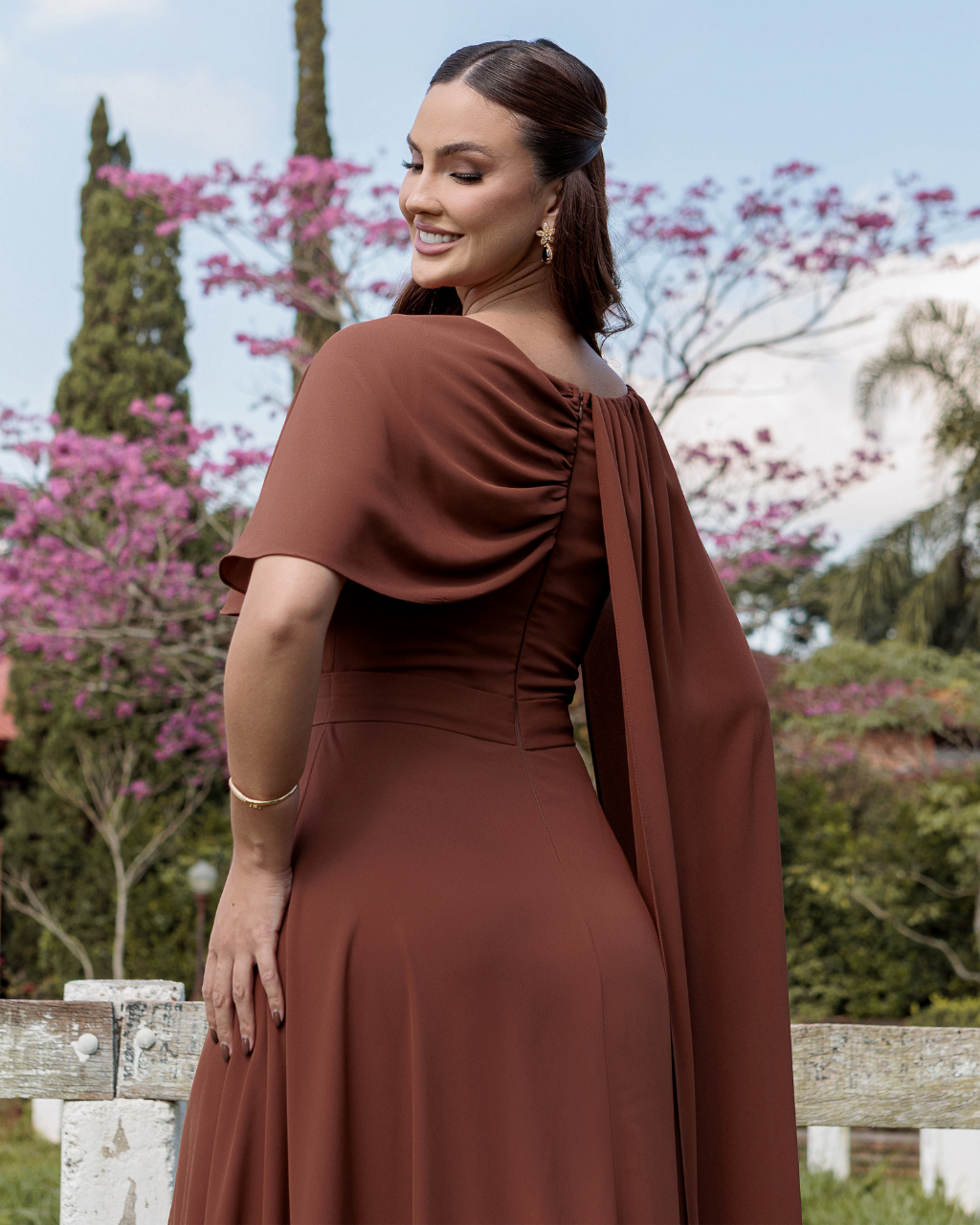 Vestido Longo Ref. 048976 - MARROM