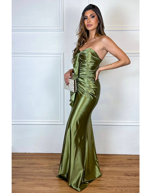 Vestido Prada Ref. 048955 - VERDE OLIVA