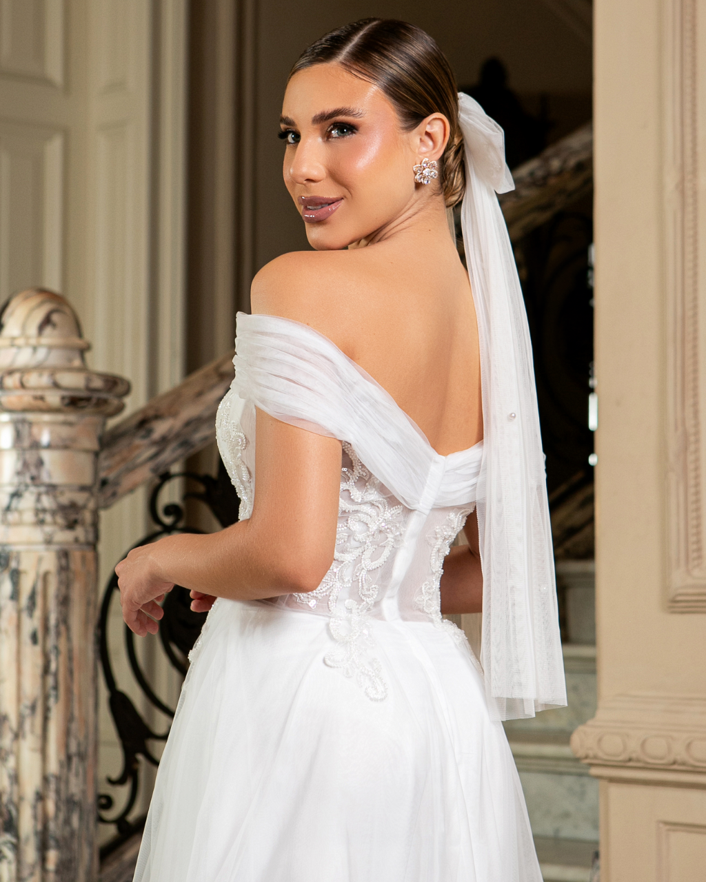 Vestido Tule Ref. 048400 - BRANCO