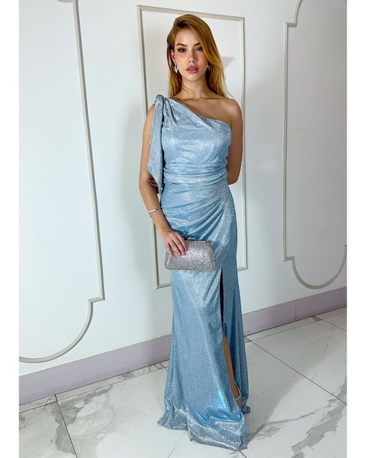 Vestido Longo Ref. 048234 - AZUL SERENITY