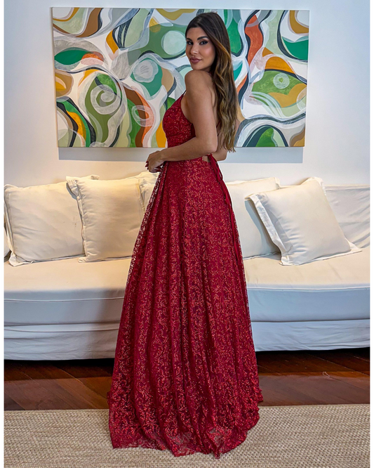 Vestido Longo Ref. 047151 - MARSALA