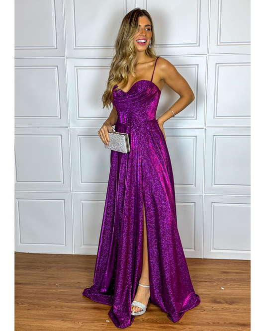 Vestido Longo Ref. 047964 - ROXO