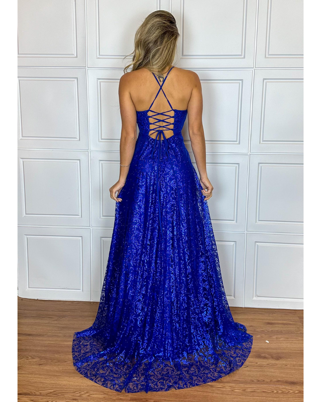 Vestido Longo Ref. 047151 - AZUL ROYAL