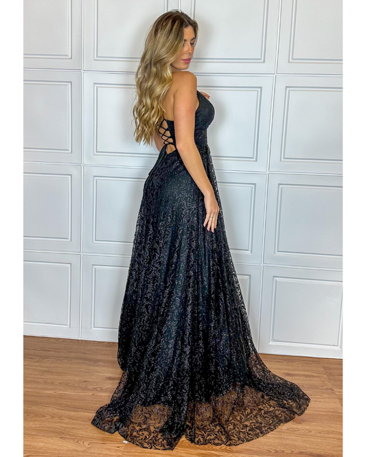 Vestido Longo Ref. 047151 - PRETO
