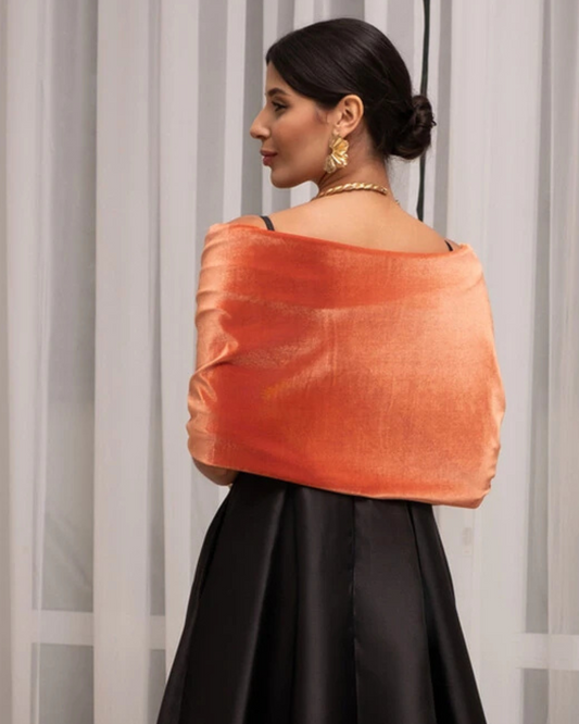 Estola de Veludo Ref. 040609 - TERRACOTA