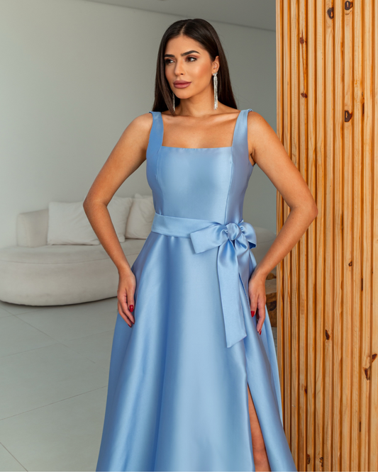 Vestido Zibeline Ref. 048761 - AZUL SERENITY