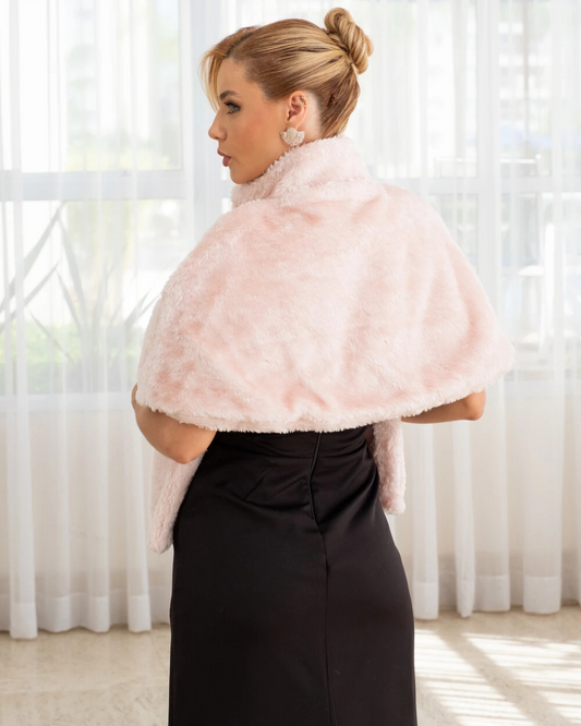 Estola de Pele Ref. 040607 - ROSA