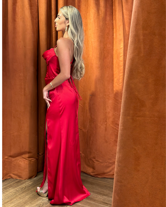 Vestido Longo Ref. 047332 - VERMELHO