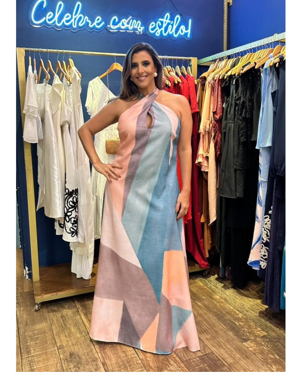 Vestido Celebrate Ref. 049209 - ROSE